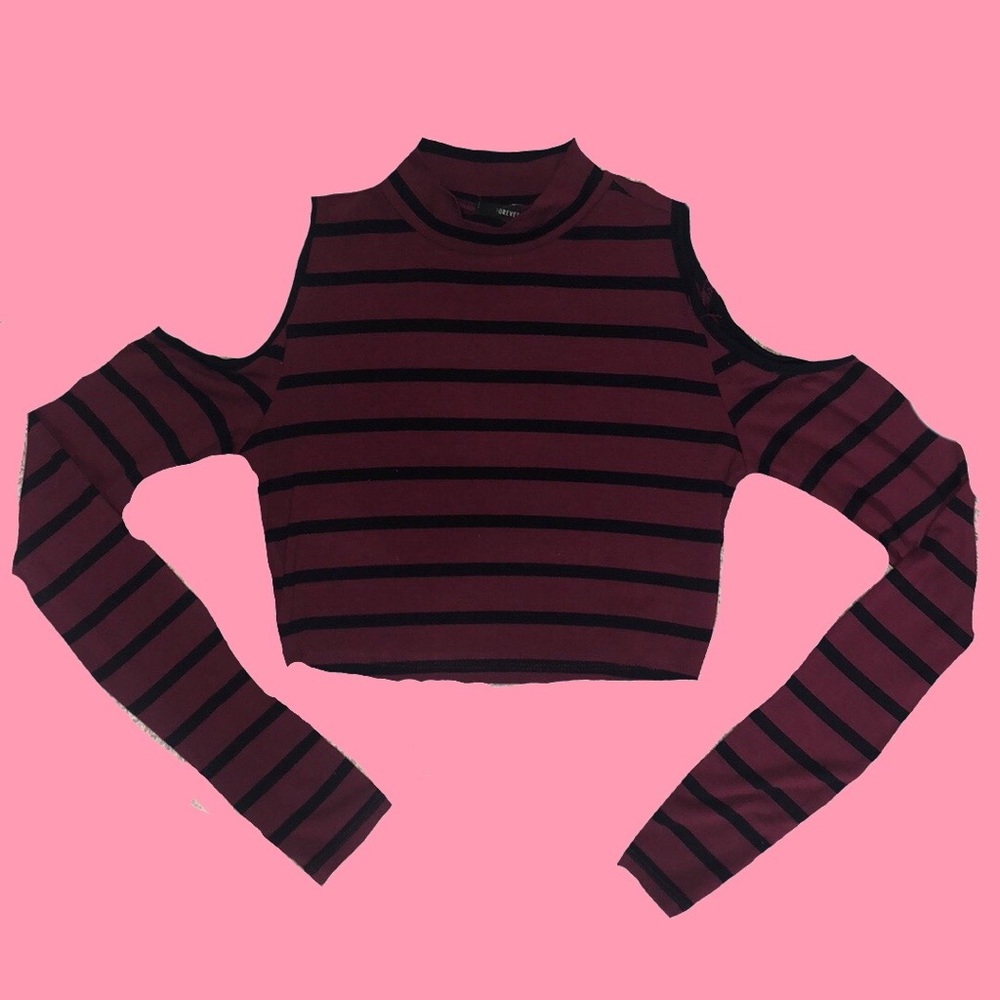 Long Sleeve Turtleneck Crop Top